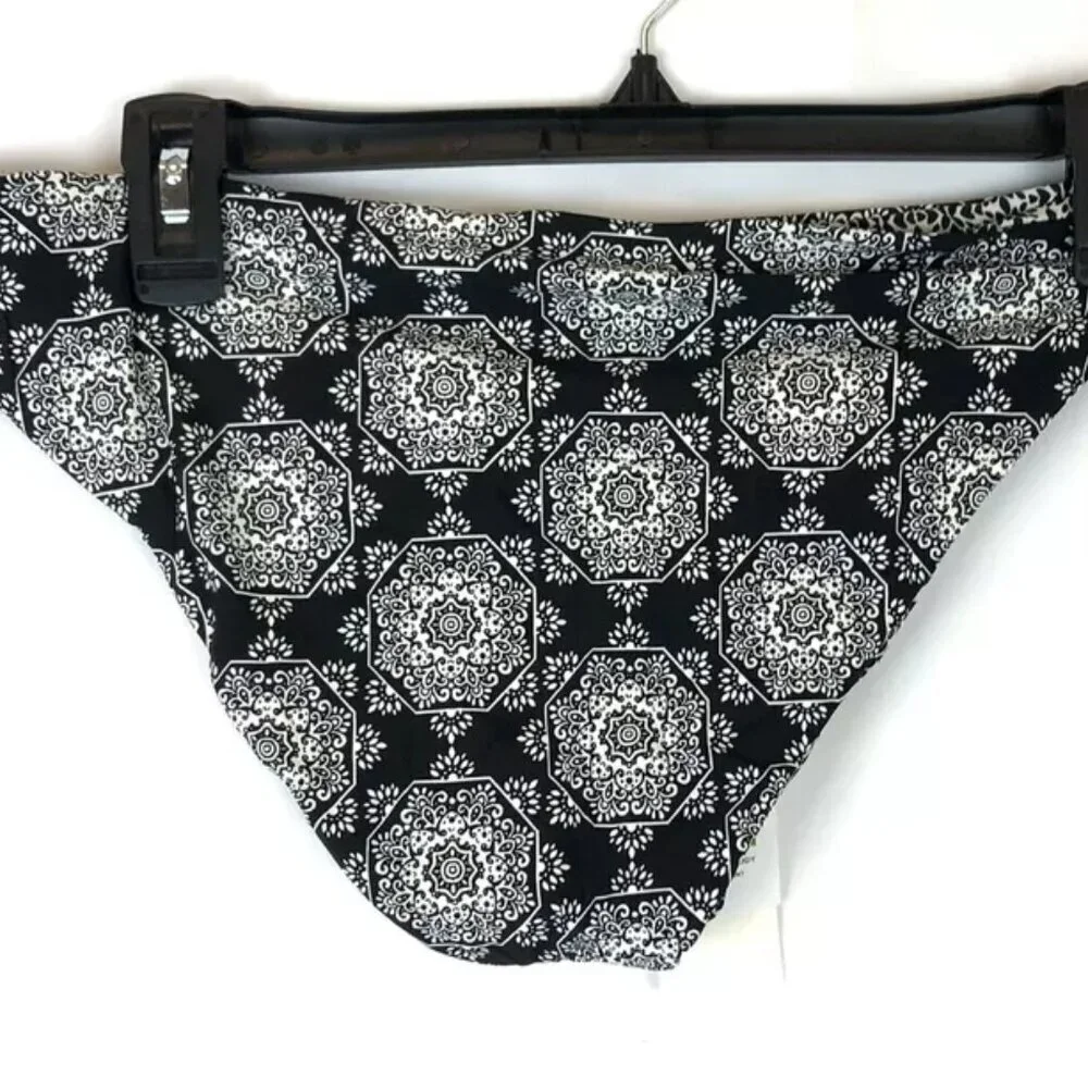 Ella Moss Women’s Medallion Melody Reversible Bikini Bottom Size Large